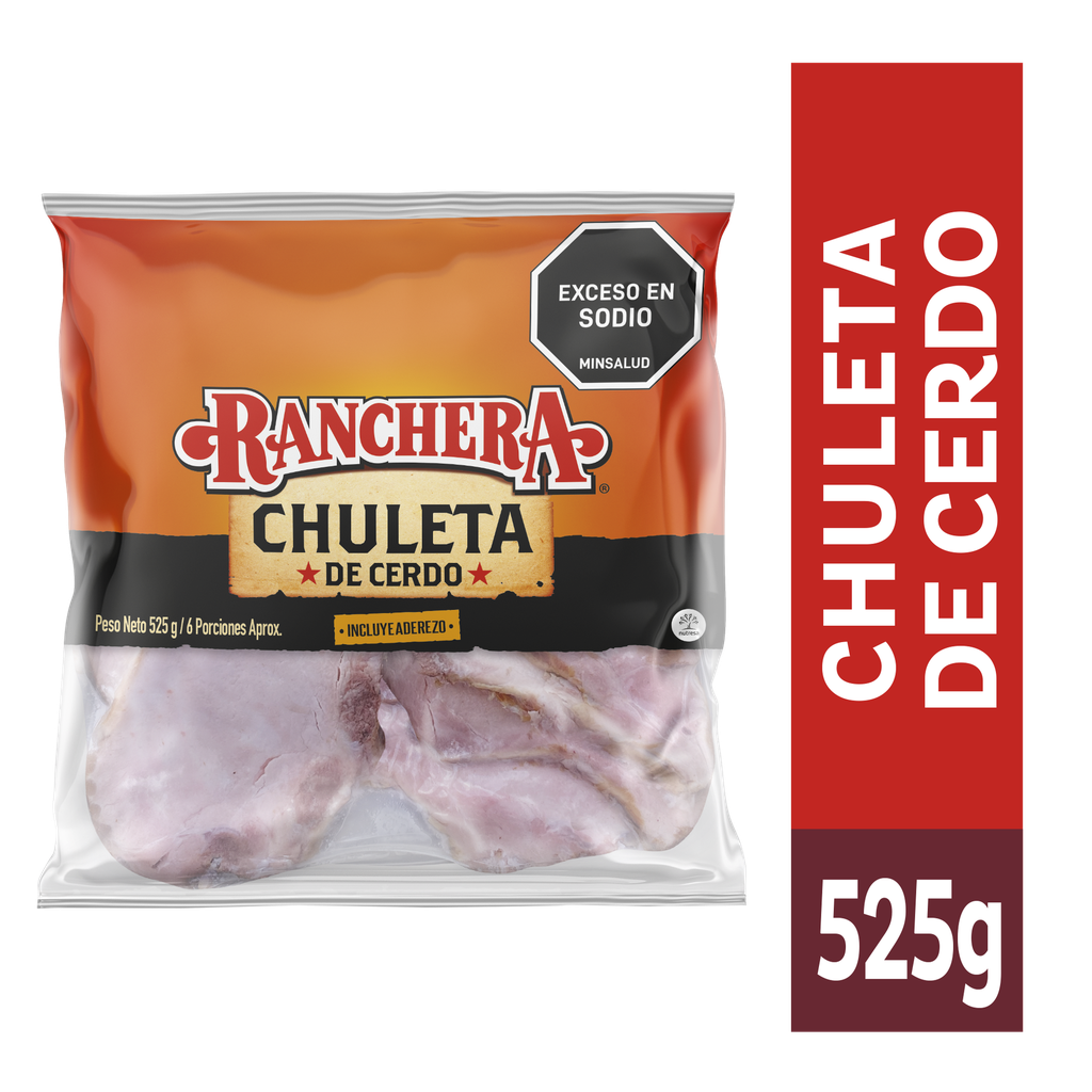 Chuleta De Cerdo Ranchera Zenú 525Gr
