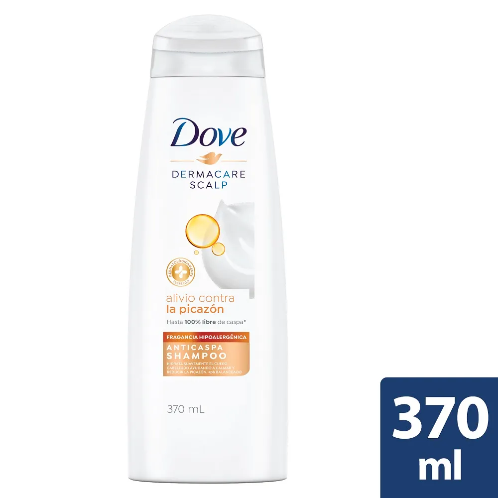 Shampoo Dove Alivio Contra La Picazón 370Ml