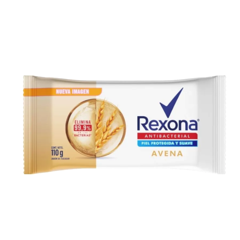 Jabón Rexona Antibacterial Avena 110Gr