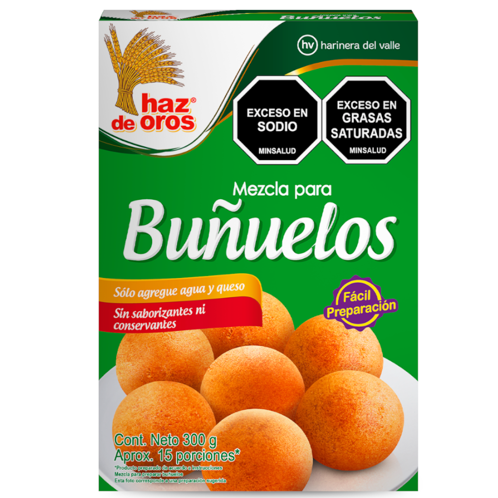 Mezcla Buñuelos Haz De Oros 300Gr