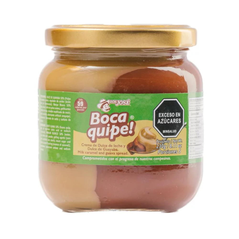 Crema De Dulce De Leche Y Guayaba Bocaquipe  Don José Esparcible 230Gr