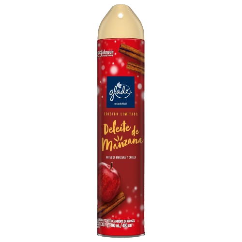 Ambientador Glade Deleite De Manzana Spray 400Ml