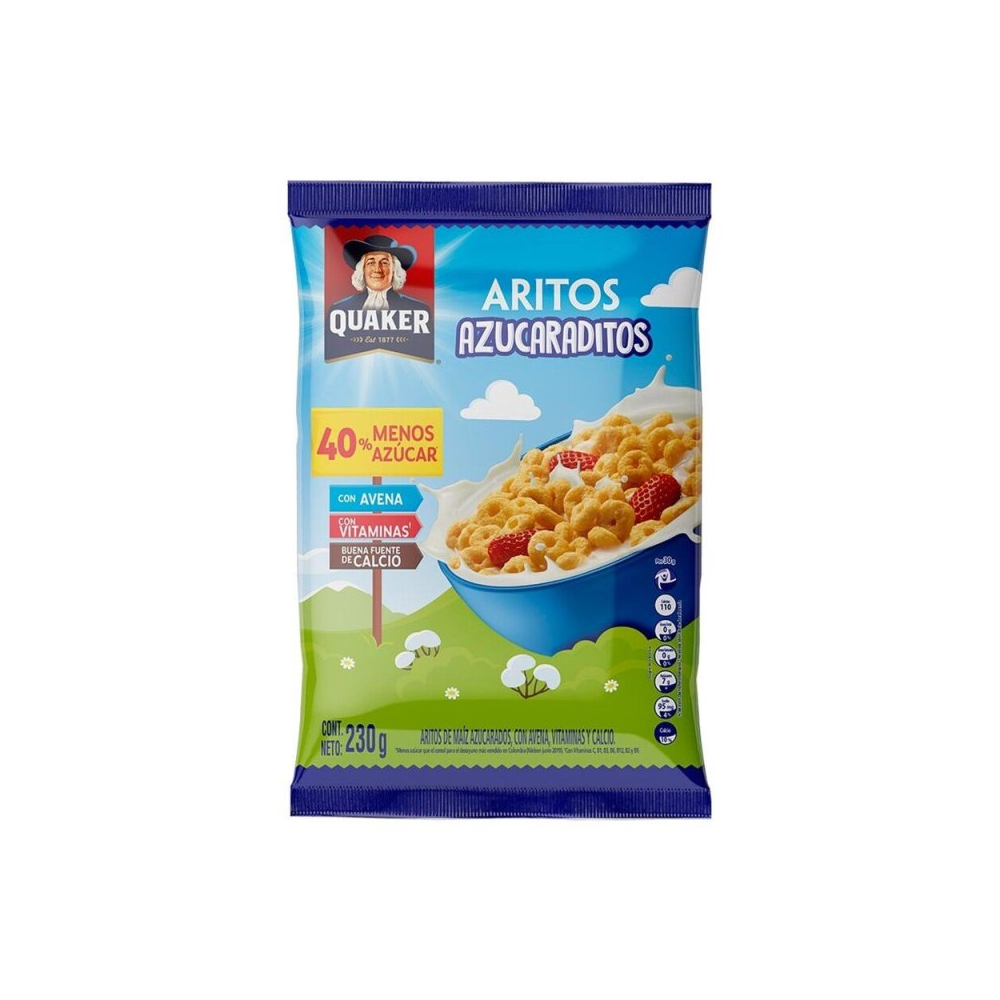 Aritos Quaker Bolsa 230Gr