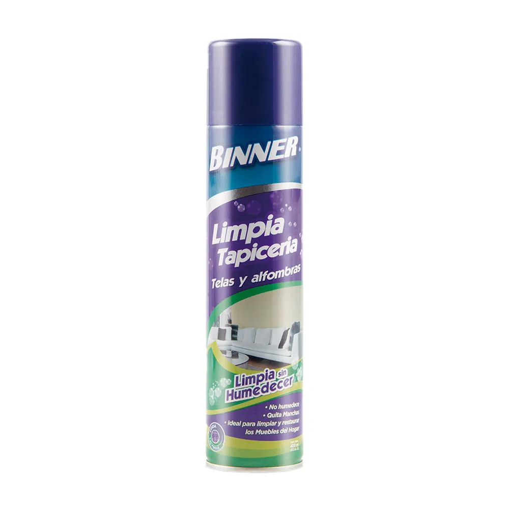 Limpiador Tapicería Binner Espuma 400Ml