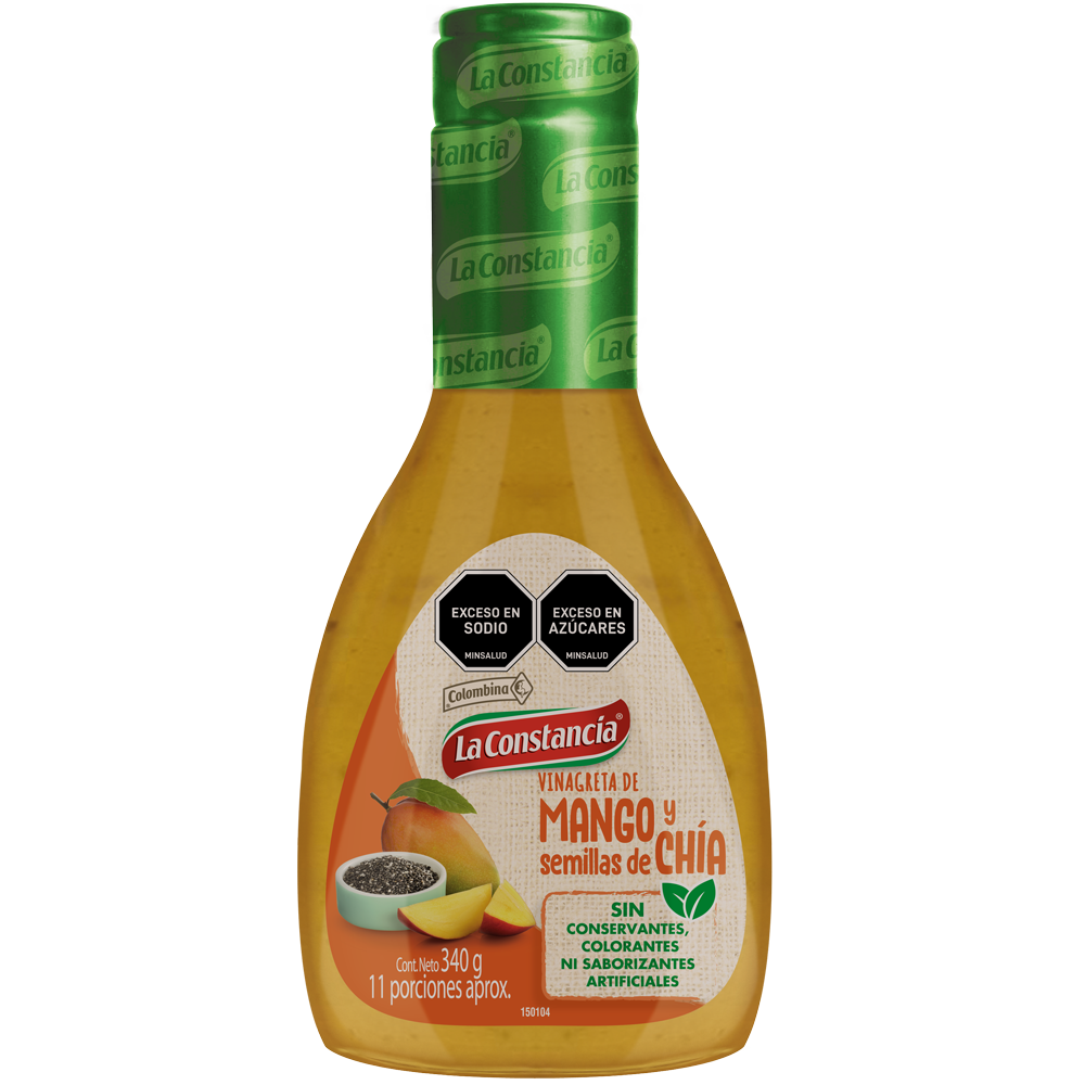 Vinagreta La Constancia Mango Chía 340Ml