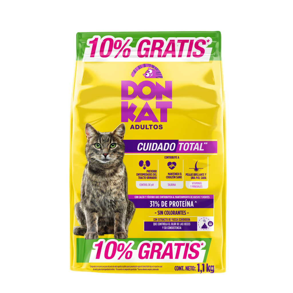 Donkat Adultos Cuidado Total 1100Gr Gratis 10Gr