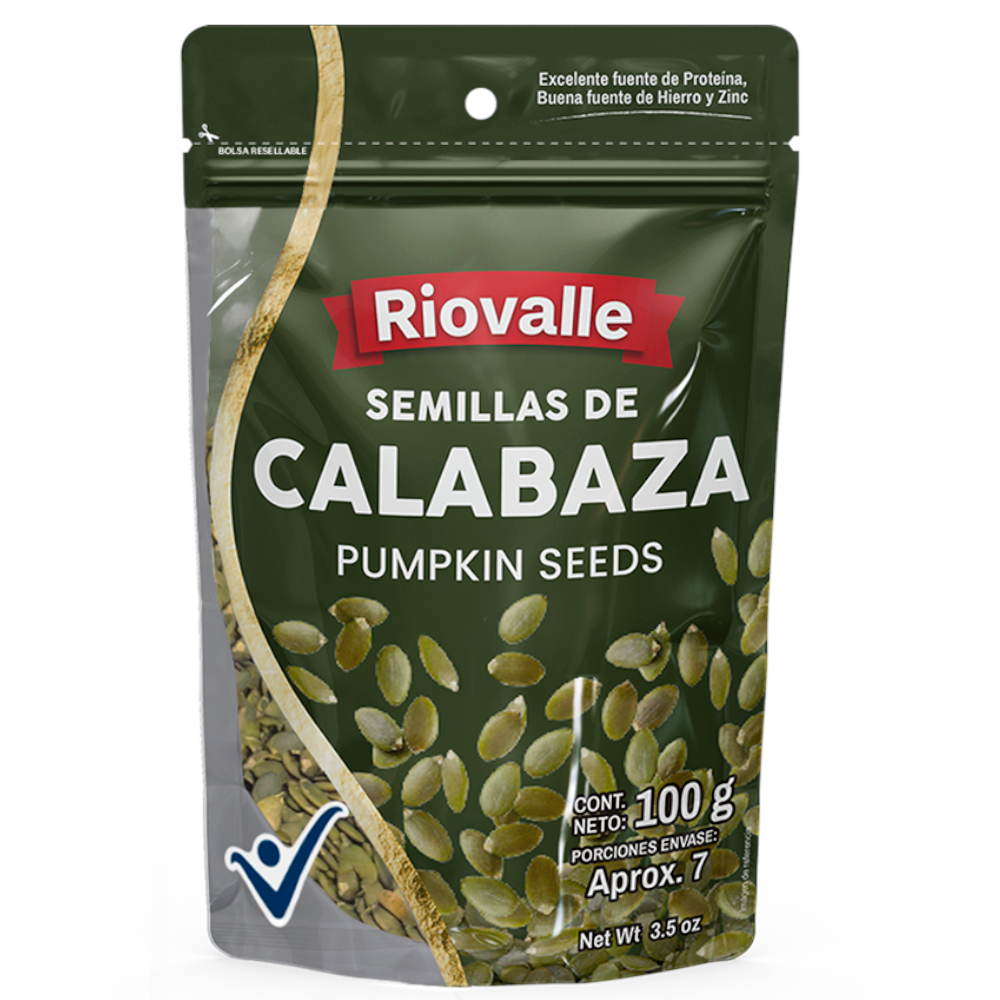 Semillas Calabaza Riovalle 100Gr