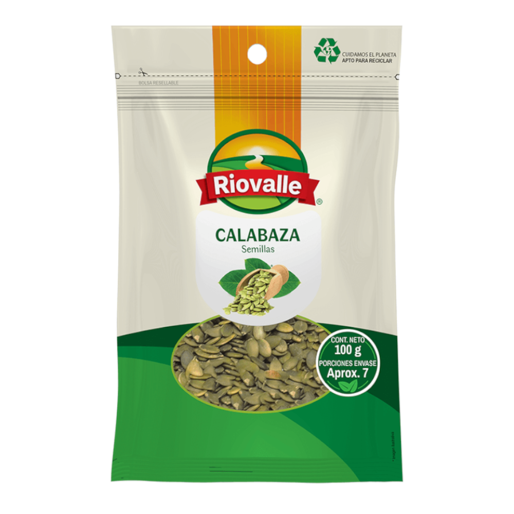 Semillas Calabaza Riovalle 100Gr