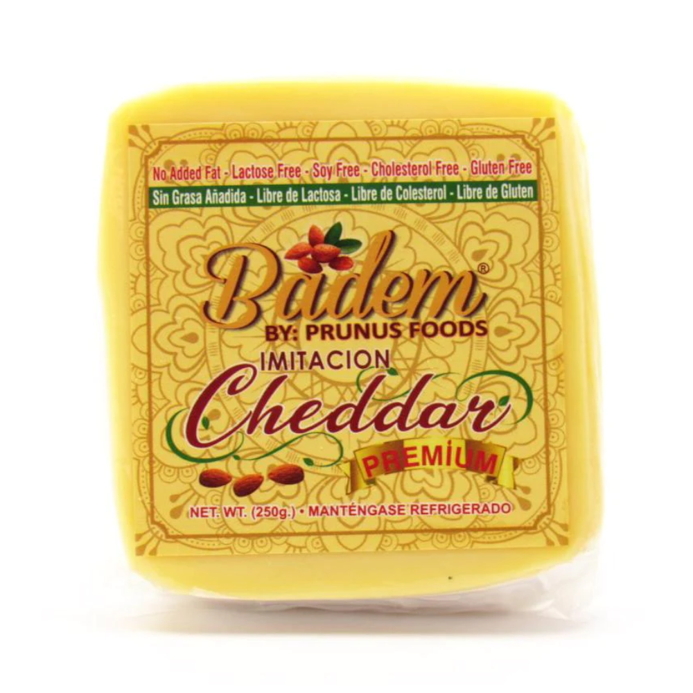 Queso Cheddar Premiun Badem A Base De Almendras 250Gr