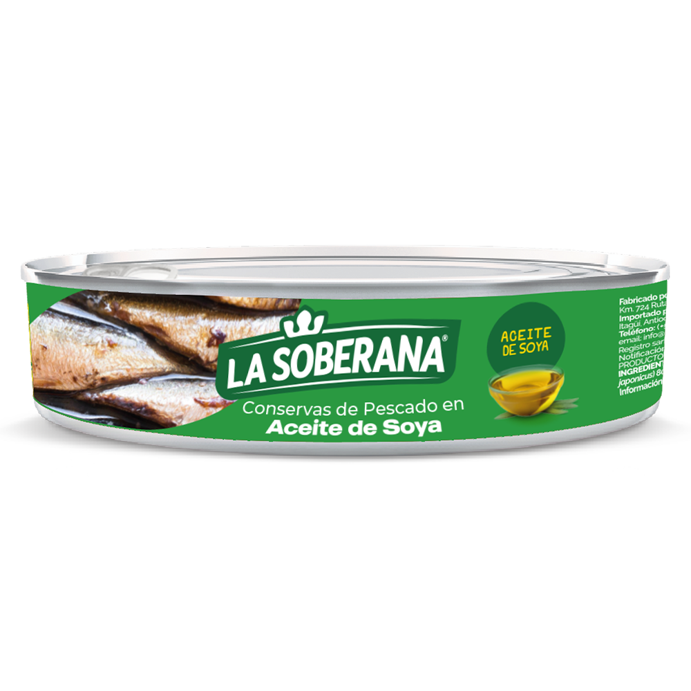 Conservas De Pescado La Soberana Aceite Lata 400Gr