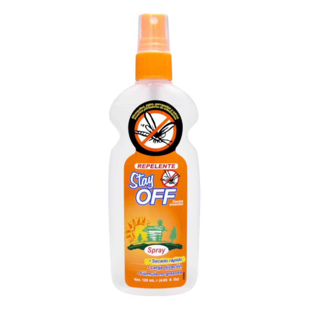 Repelente Líquido De Insectos  Stay Off Spray 120Ml