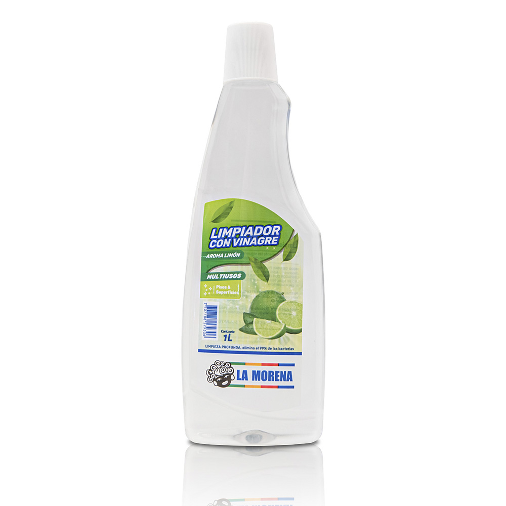 Limpiador Con Vinagre Multiusos La Morena Aroma Limón  1000Ml