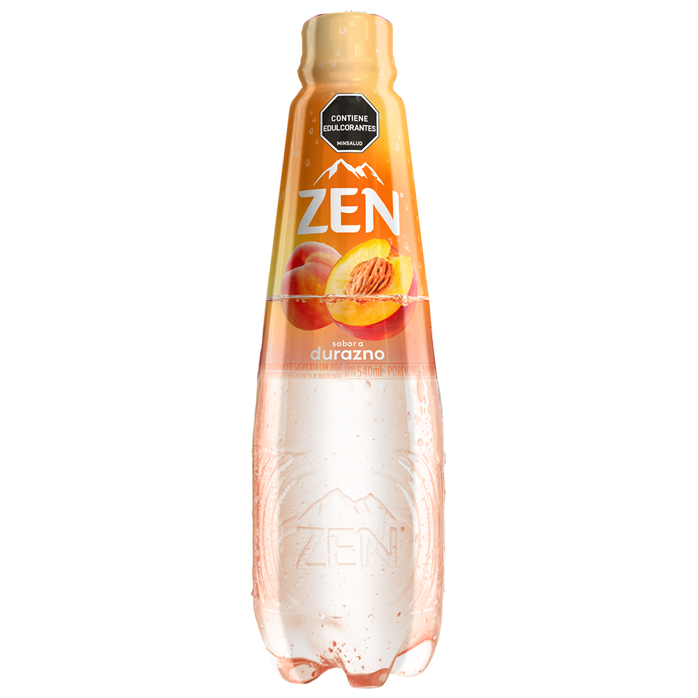 Agua Sabor A Durazno Zen 540Ml