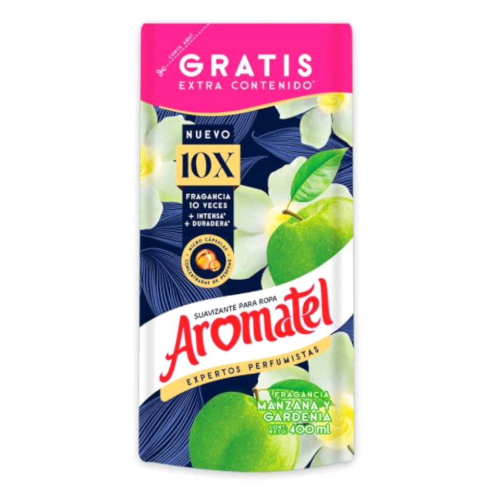 Aromatel Manzana Y Gardenia Doypack 400Ml