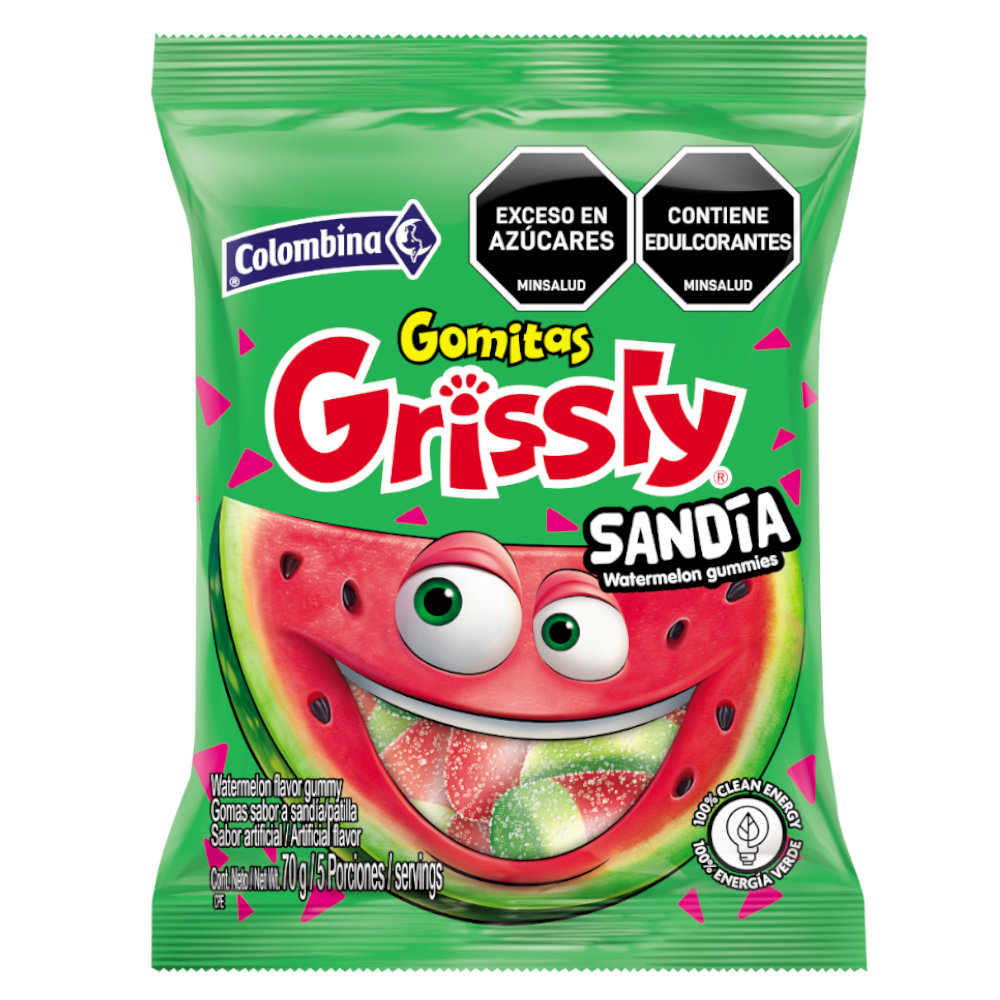 Gomas Grissly  Sandia  70Gr