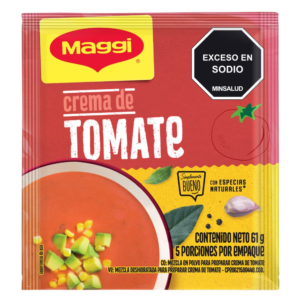 Crema Maggi Tomate Sobre 61Gr