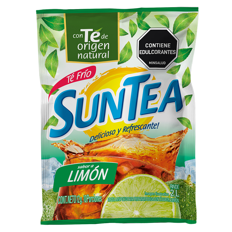 Té Polvo Suntea  Limón 12Gr