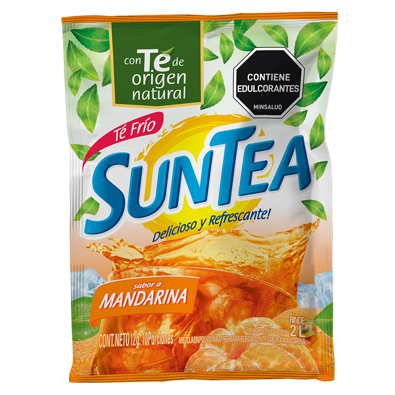 Té Polvo Suntea  Mandarina 12Gr