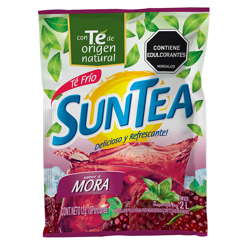 Té Polvo Suntea  Mora 12Gr