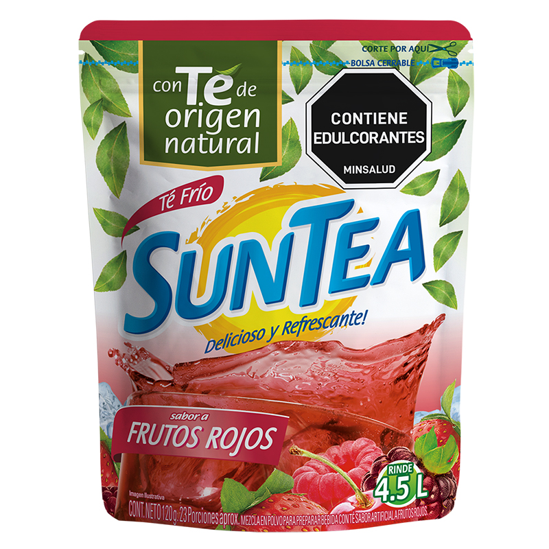 Té Polvo Suntea Frutos Rojos 120Gr 4.5L