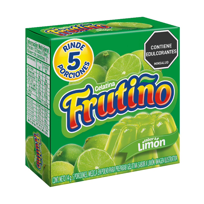 Gelatina Frutiño Limón 14Gr