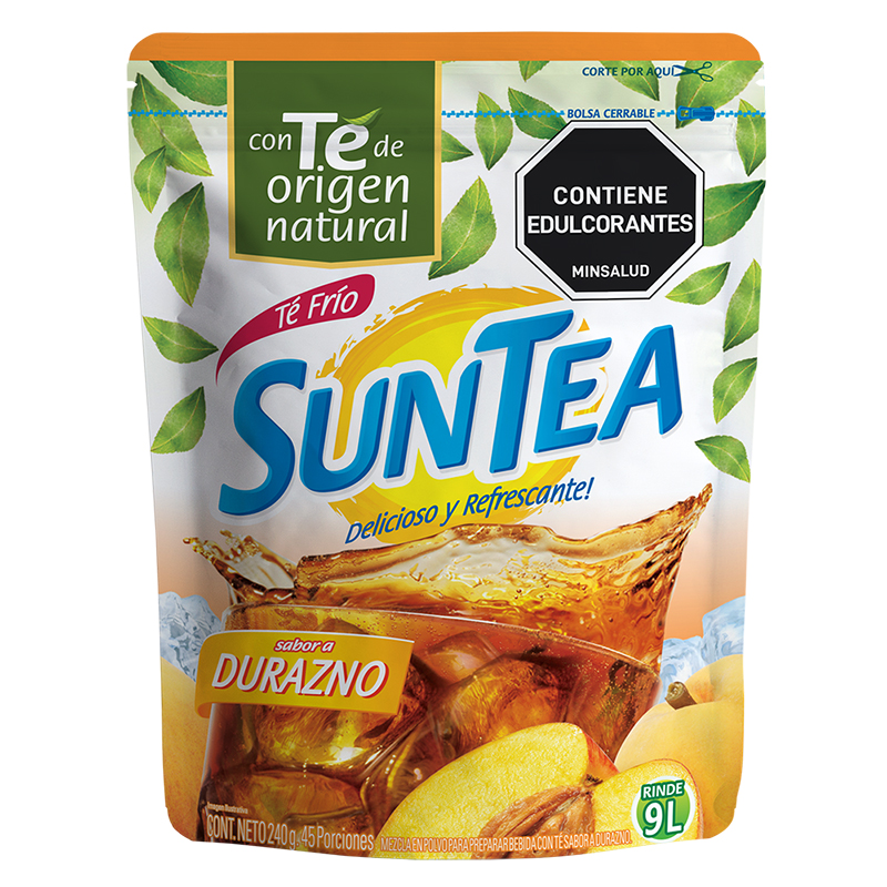 Té Polvo Suntea Durazno 240Gr 9L