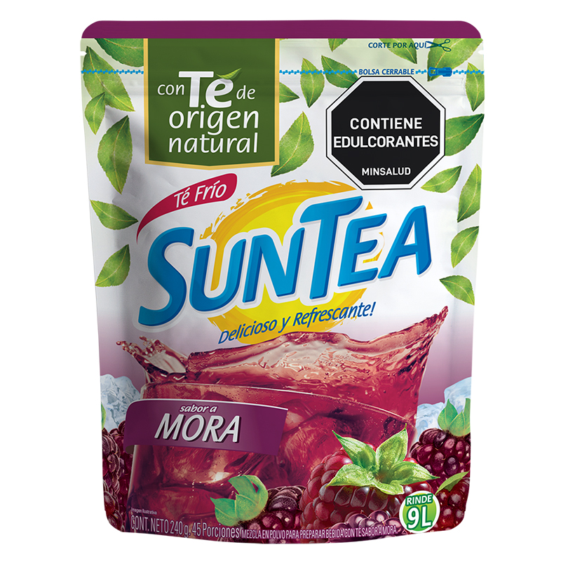 Té Polvo Suntea Mora 240Gr 9L