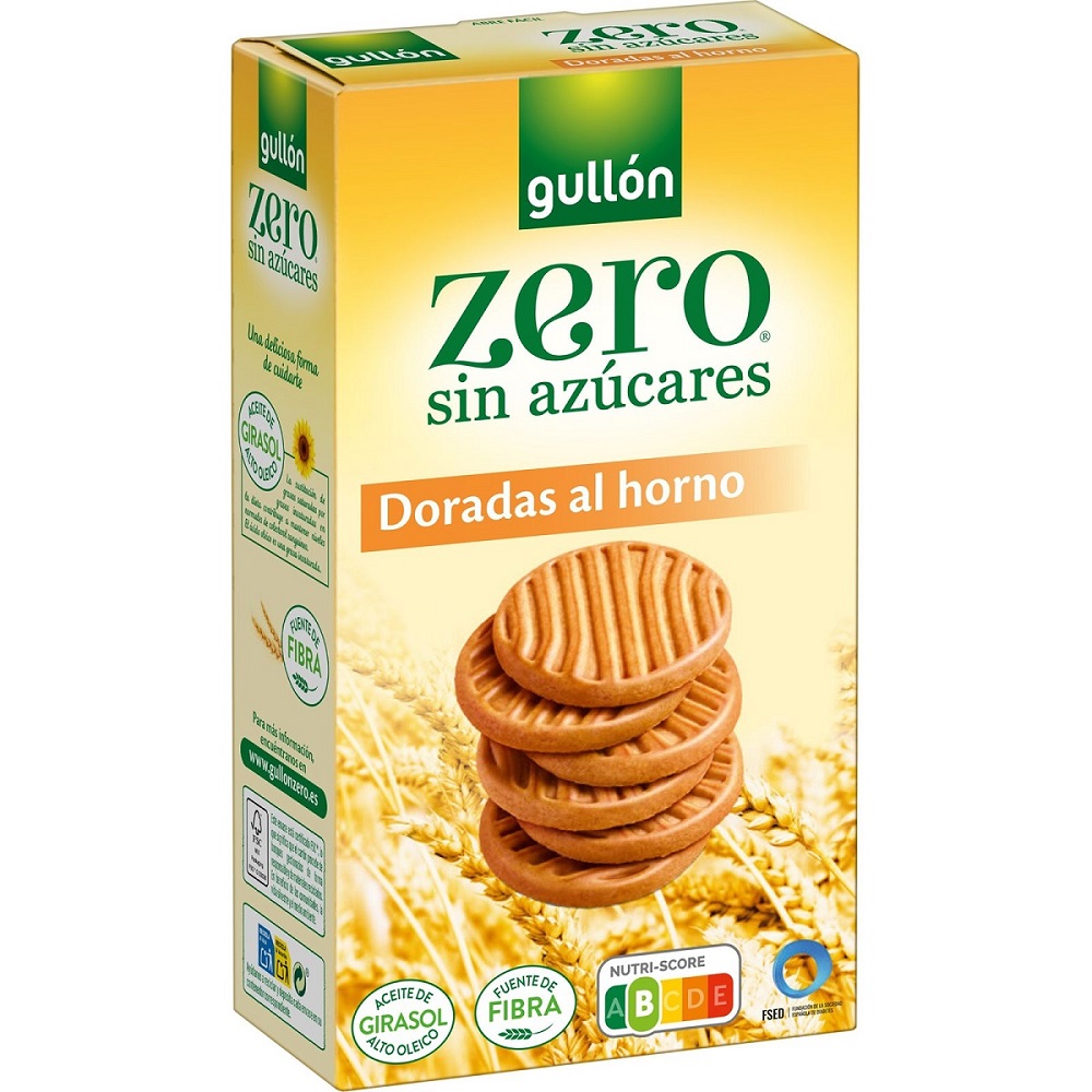 Galletas Al Horno Zero Sin Azúcar Gullón 330Gr