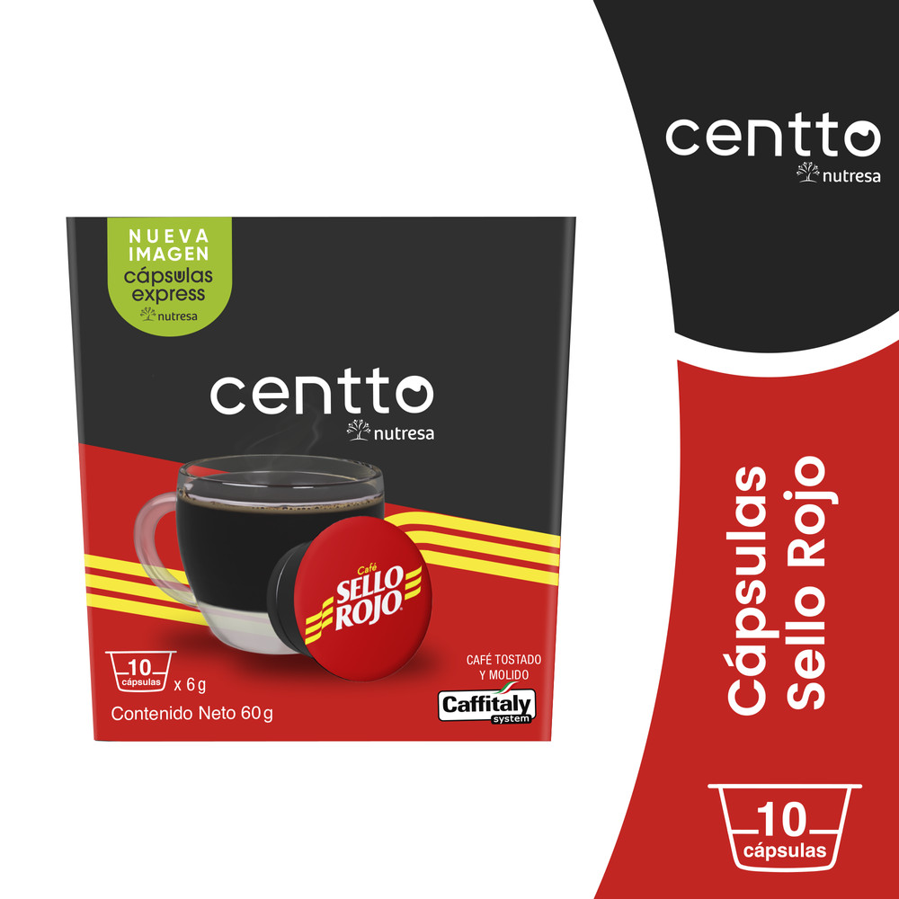 Café Sello Rojo Centto Cápsula 10 Unidades