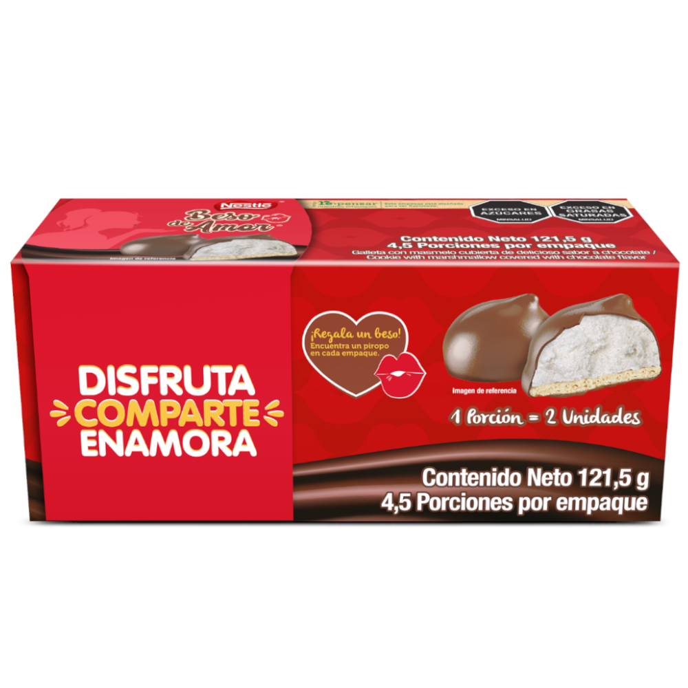 Galleta Beso De Amor Nestle 121.5Gr