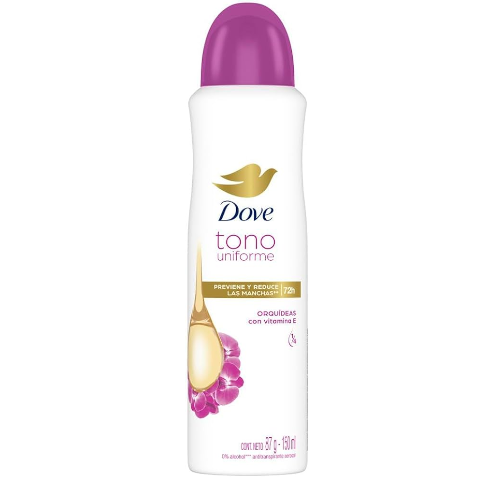Desodorante Dove Orquideas Tono Uniforme Spray 150Ml