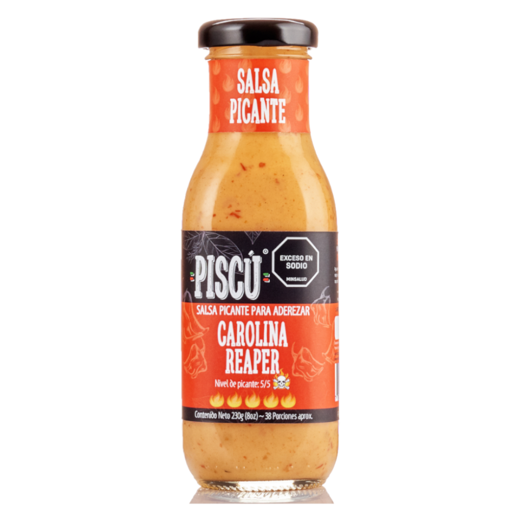 Salsa Picante Piscú Carolina Reaper 230Gr