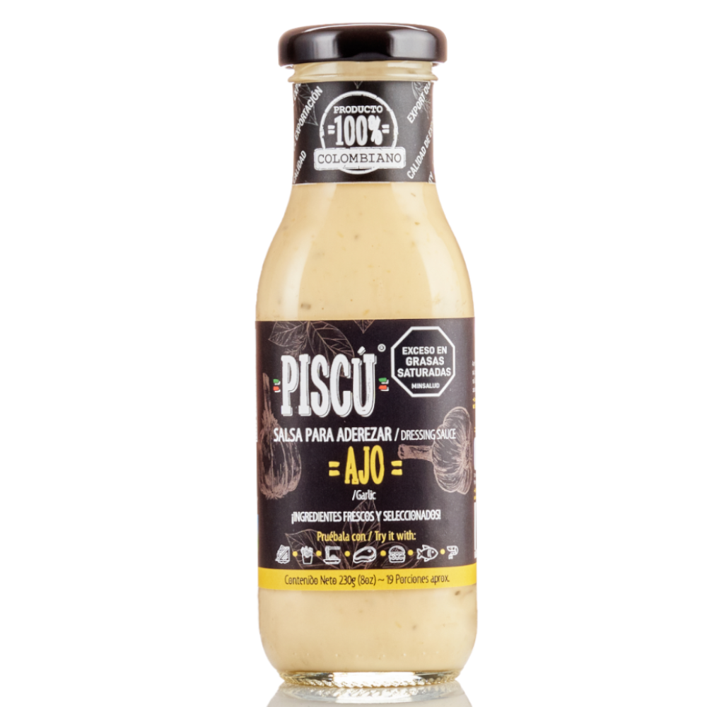 Salsa De Ajo Piscú  230Gr