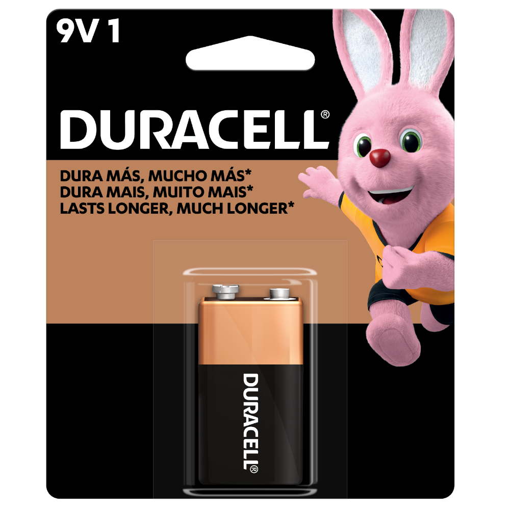 Pila Duracell Alkalina 9V1