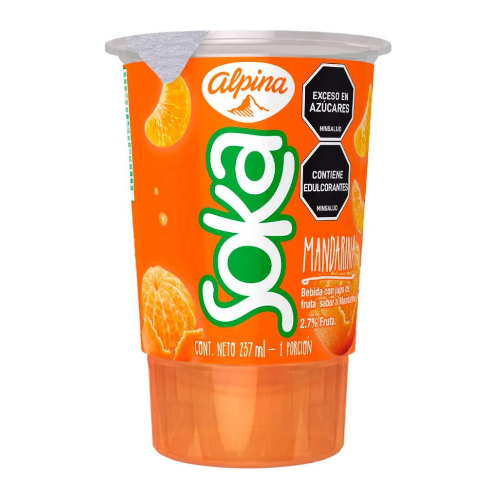 Soka Alpina  Mandarina Vaso 237Ml