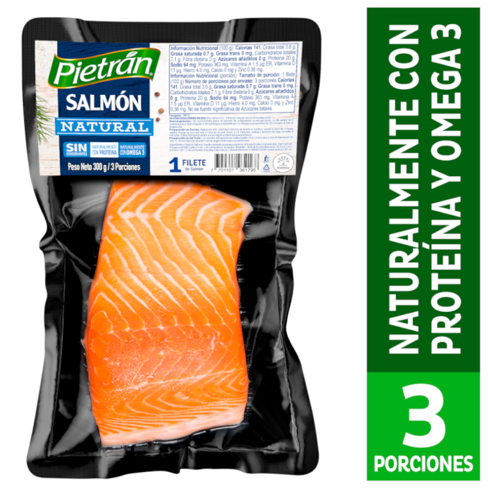 Salmón Natural Pietrán 300Gr