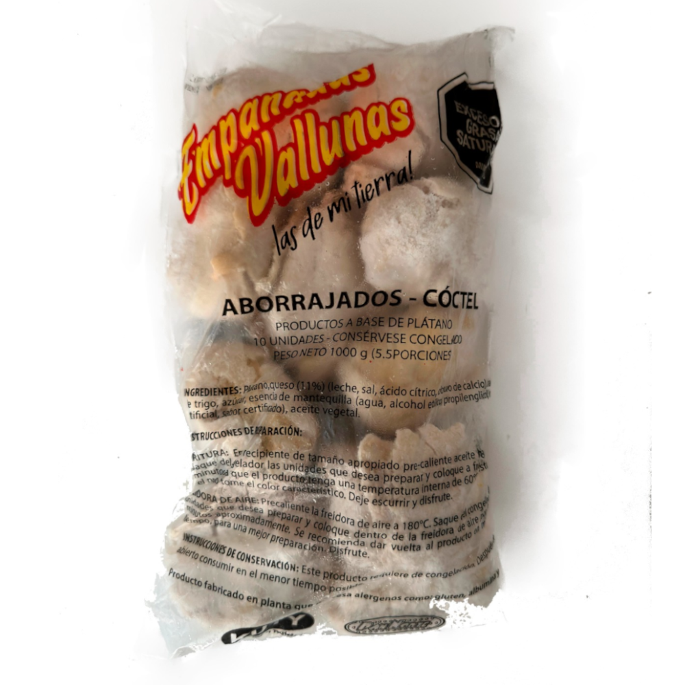Empanadas Vallunas Aborrajados  Cóctel 1000Gr