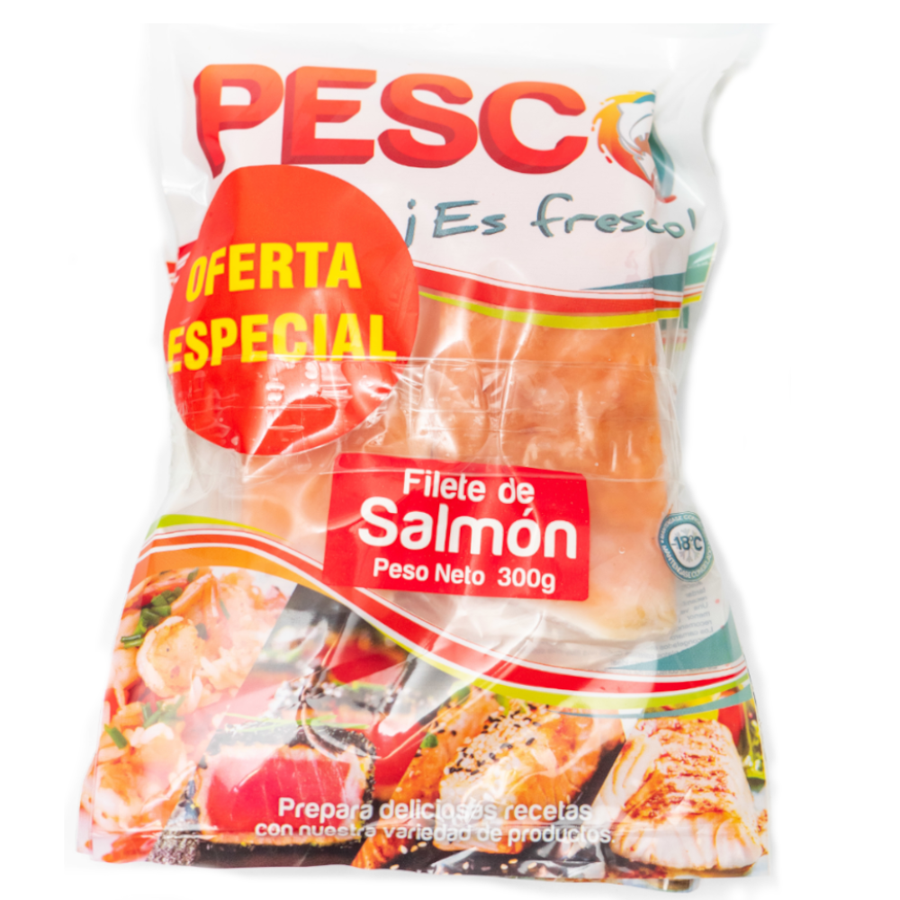 Filete Salmón Pesco 300Gr 2 Unidades Precio Especial