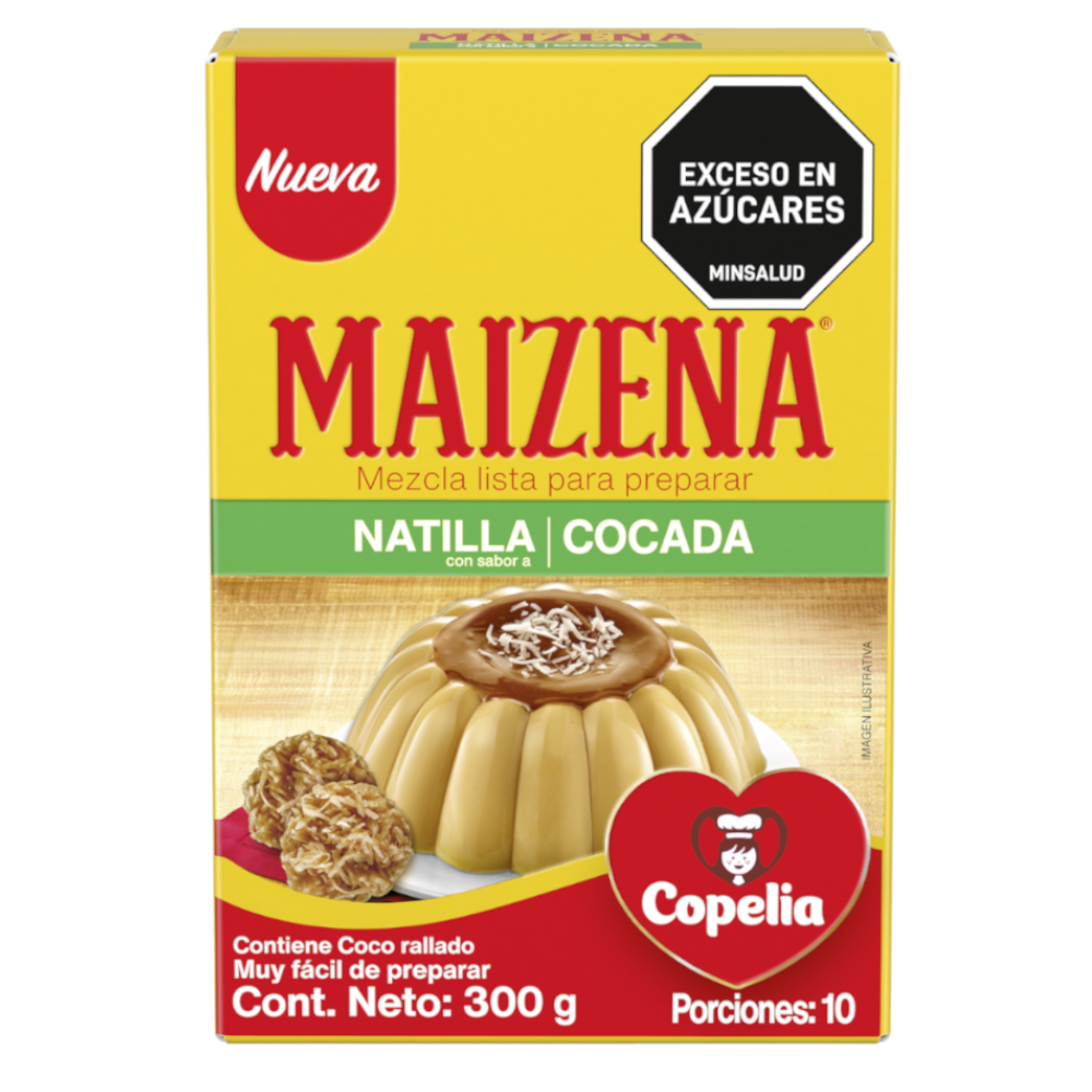 Natilla Maizena Cocada Navidad 300Gr