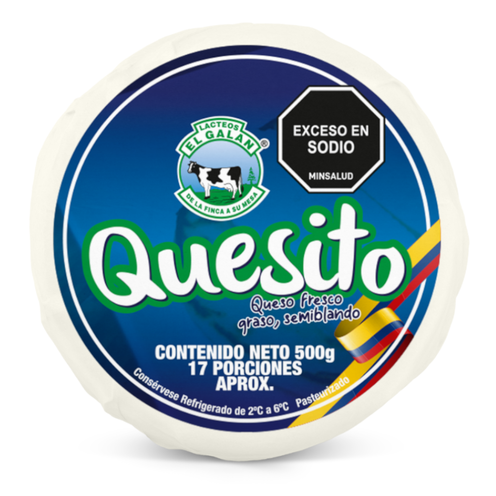 Quesito Redondo El Galan 500Gr