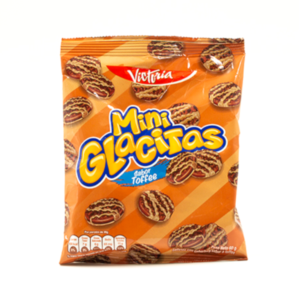 Galletas Mini Glacitas Toffee Bolsa 60Gr