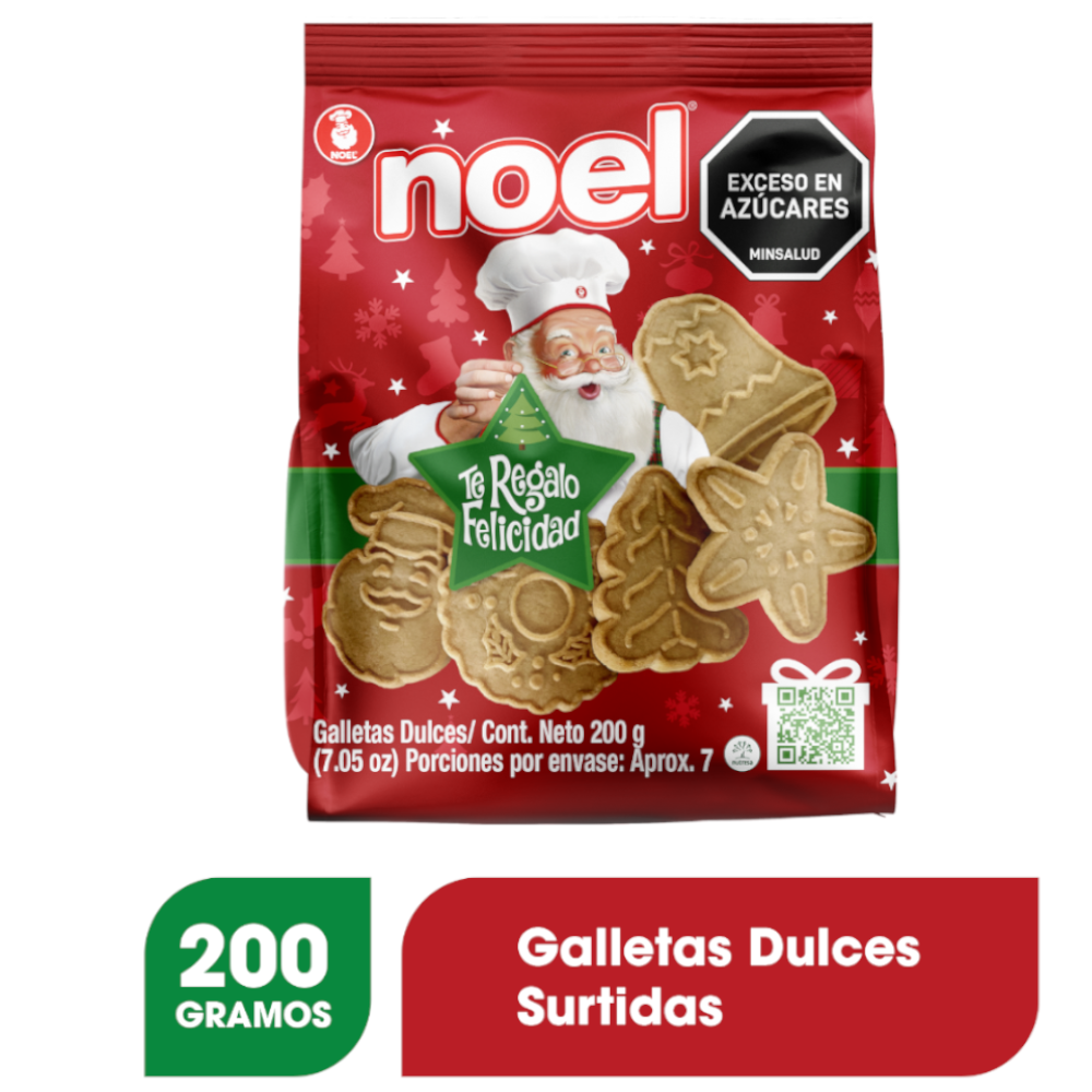 Galletas Dulces Noel Navidad 200Gr