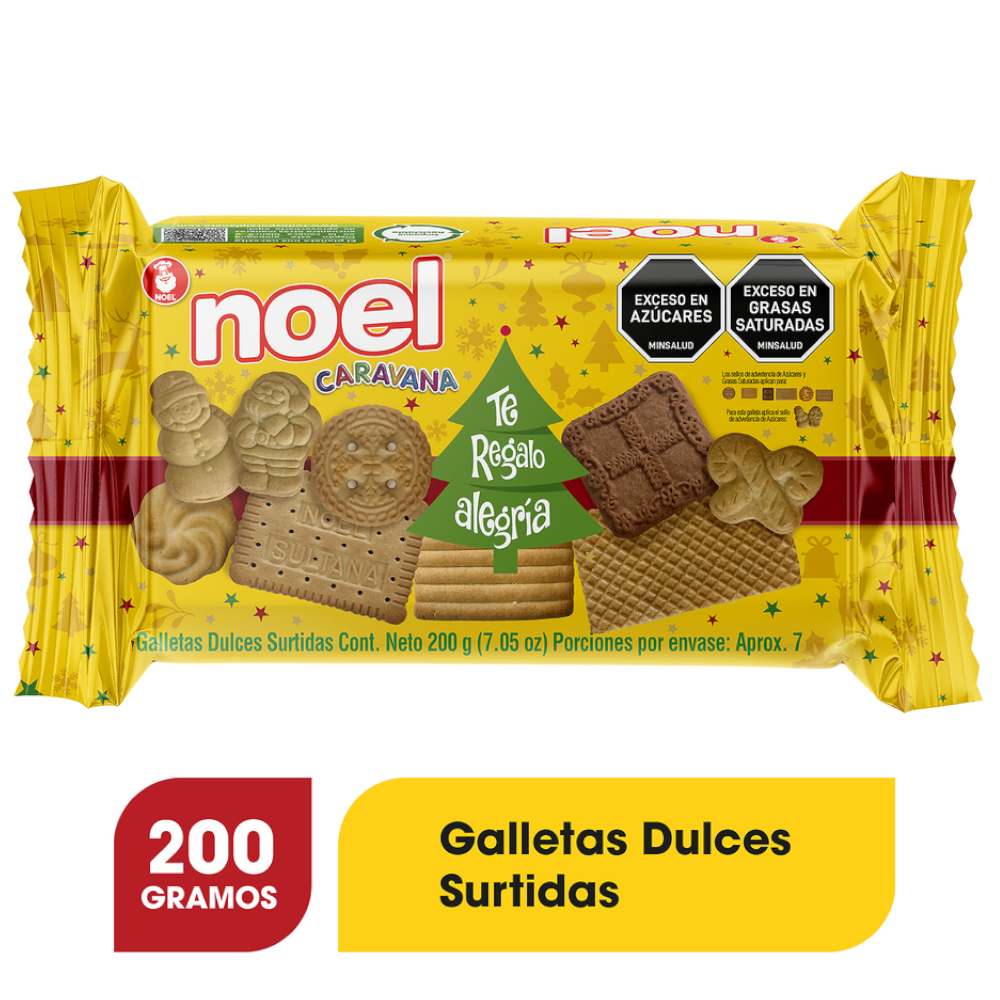 Galletas Noel Navidad Caravana 200Gr