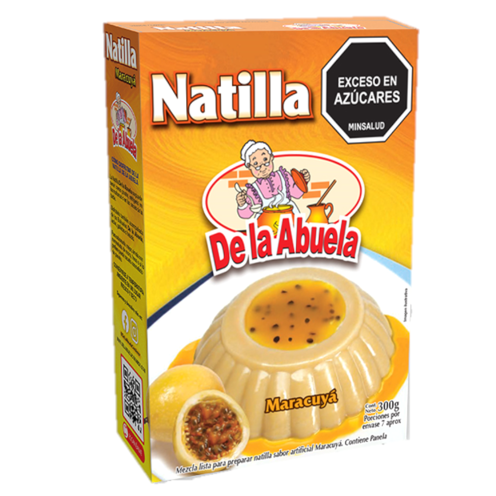 Natilla De La Abuela Maracuyá Navidad 300Gr