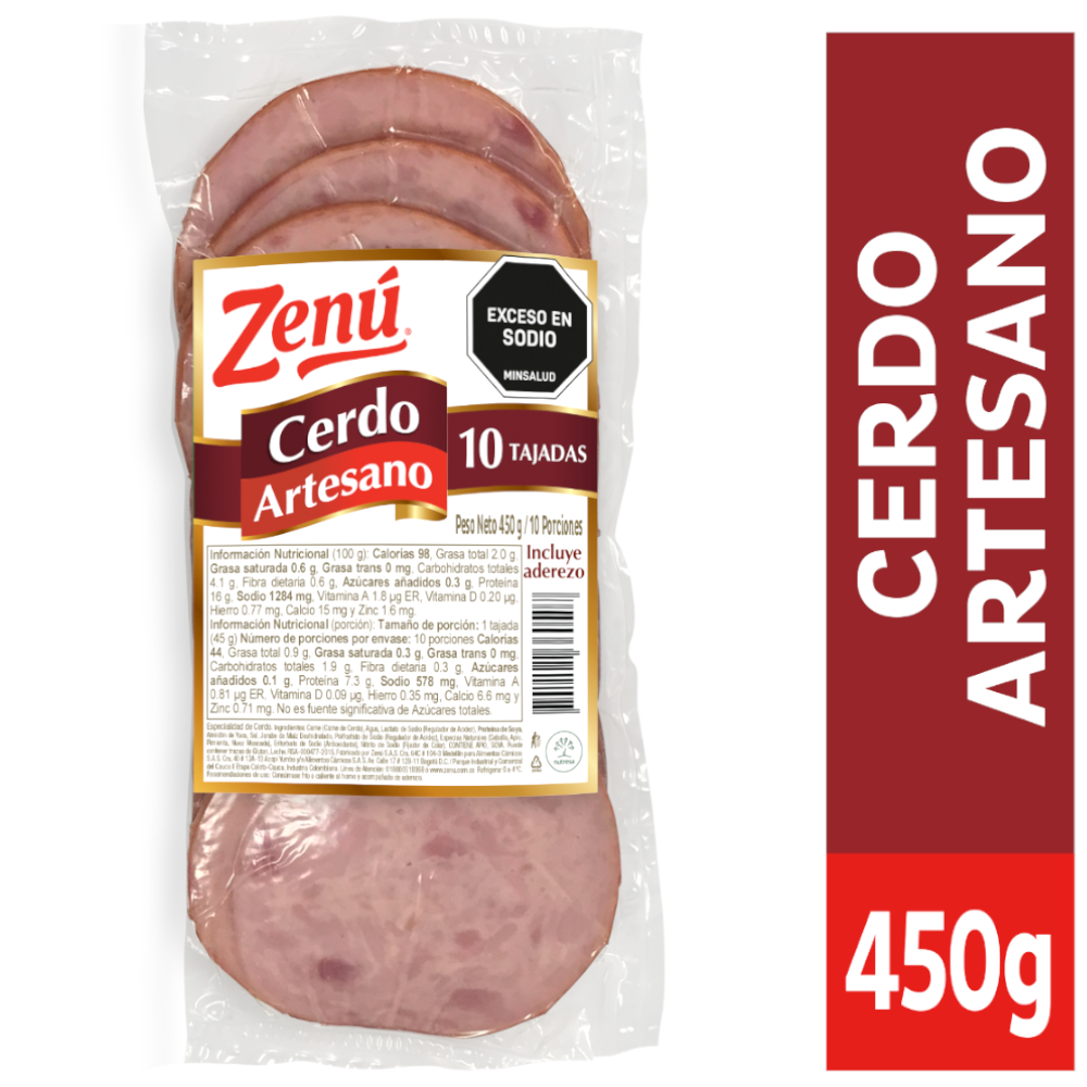 Cerdo Artesano Zenú Navidad 450Gr