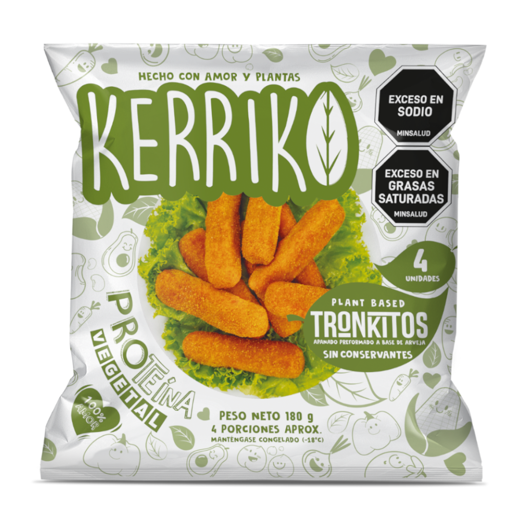 Tronquitos Apanados A Base De Arveja Kerriko 180Gr