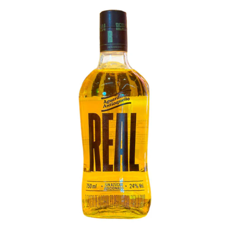 Aguardiente Amarillo Real Sin Azúcar 750Ml
