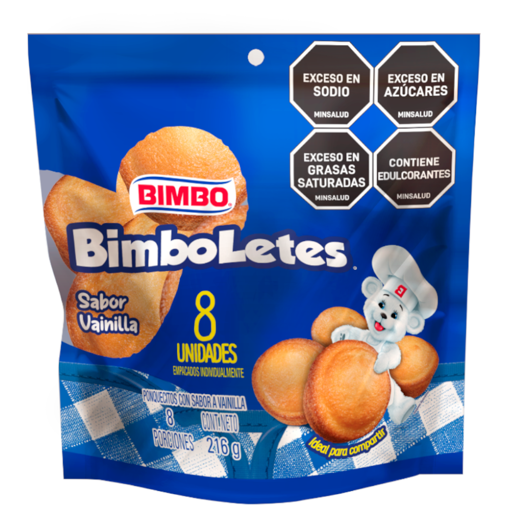 Bimboletes Bimbo Vainilla Doypack 8 Unidades 216Gr