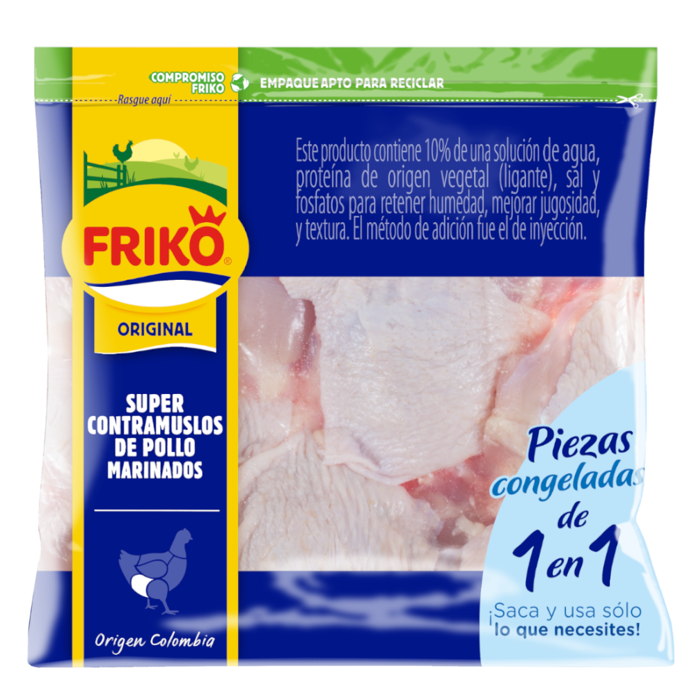 Super Contramuslos  Friko Marinados (1 Bolsa - 2270Gr Aprox)