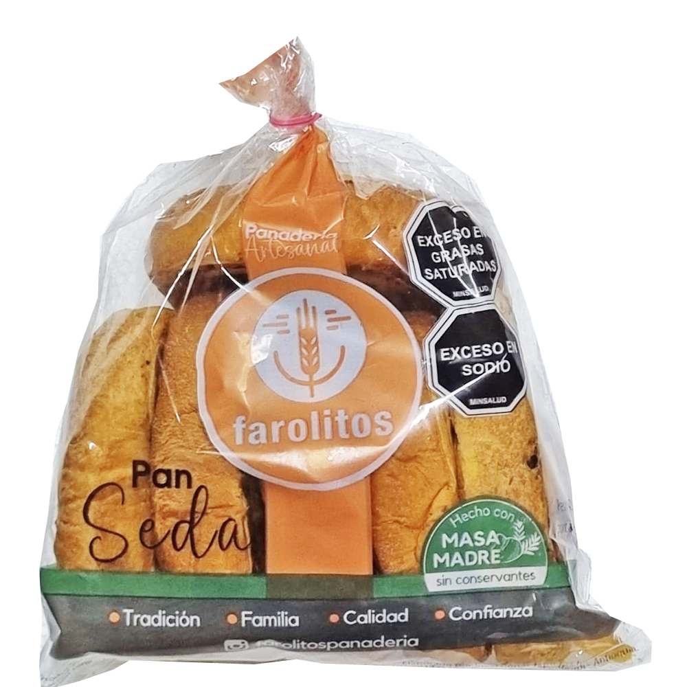 Pan Seda Farolitos 6 Unidades 460Gr